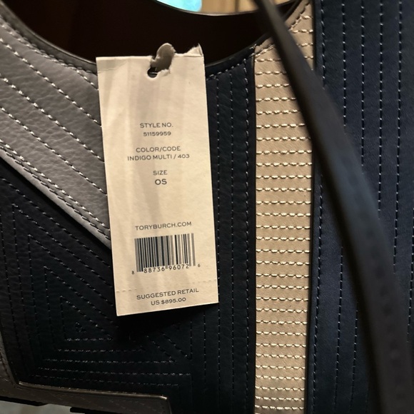 Like New Tory Burch Patchwork Bag - Picture 2 of 12